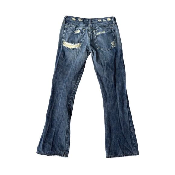 Joe's Jeans Distressed Medium Wash Boot Cut Jeans Made in USA Women's 26 - Picture 2 of 10